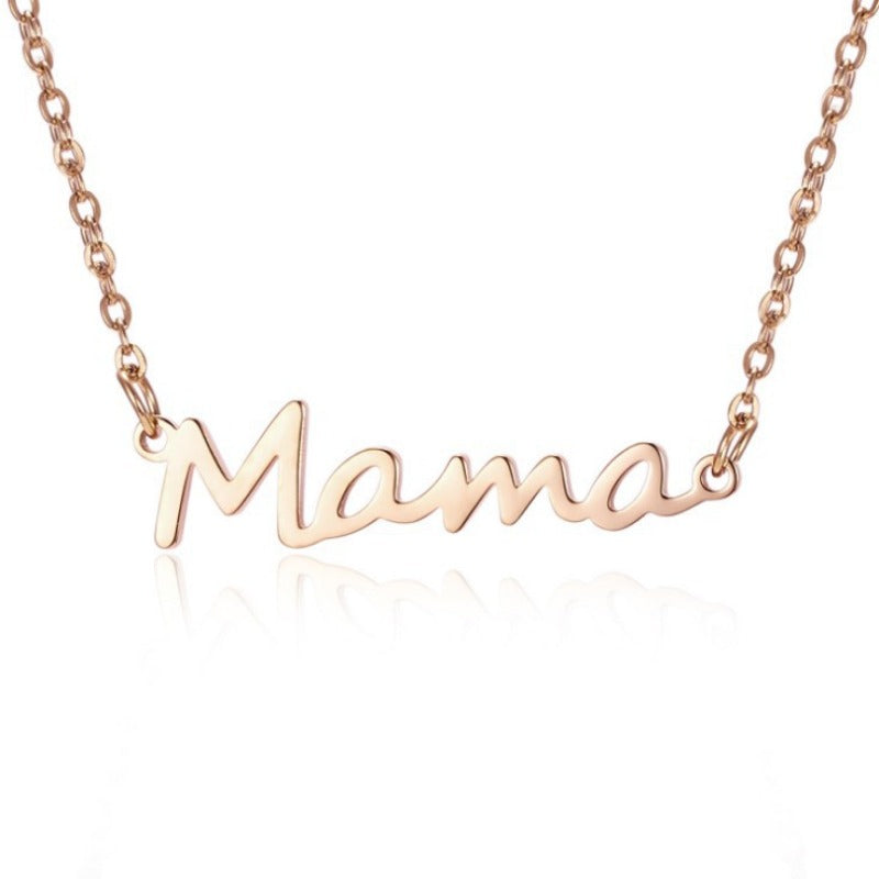 Wholesale Mother's Day Mama Alloy Necklaces